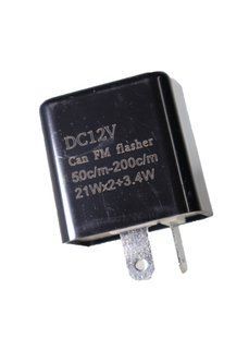 Універсальне LED реле поворотів для мотоцикла 42 Вт Max c регулятором частоти миготіння KS00928 фото