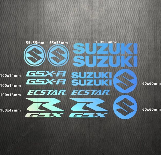 Авто мото наклейка Suzuki GSXR kit Різні кольори ST0102/1 фото