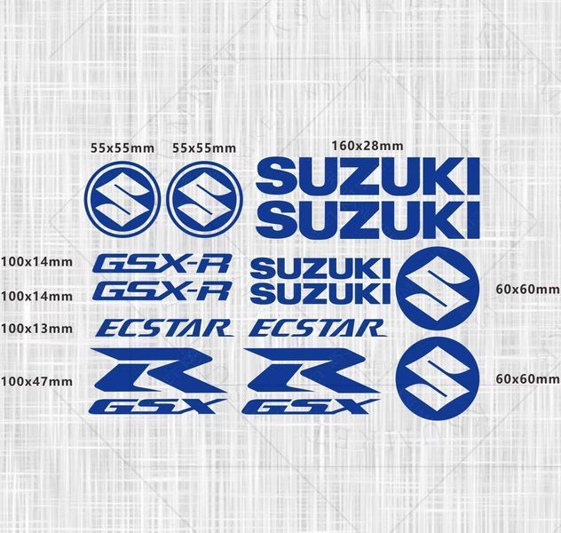 Авто мото наклейка Suzuki GSXR kit Різні кольори ST0102/1 фото