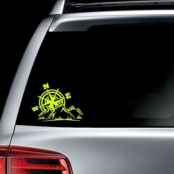 Авто мото наклейка Compass 16.5x12.2 см. Різні кольори ST0018/2 фото