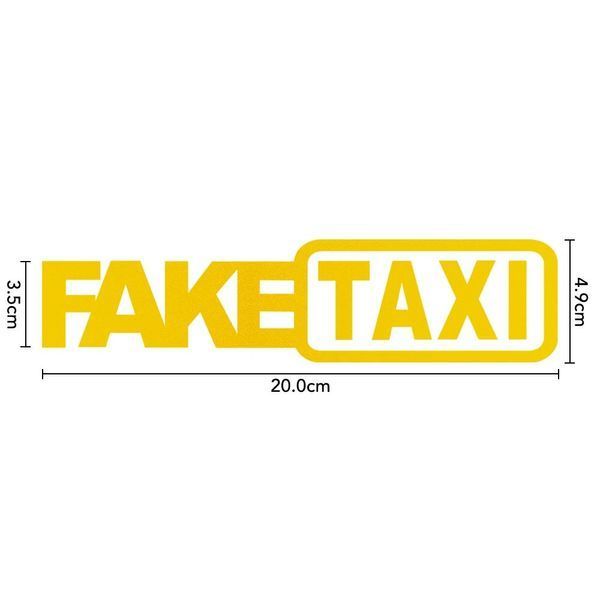 Авто мото наклейка Fake Taxi Різні кольори ST0055/2 фото