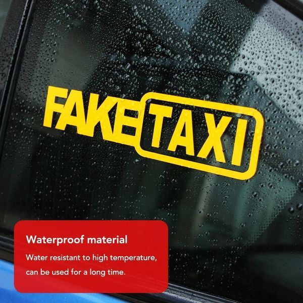 Авто мото наклейка Fake Taxi Різні кольори ST0055/2 фото