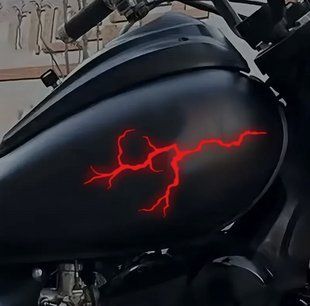 Світловідбиваюча наклейка Молнія 20х10см ST0233/1 фото