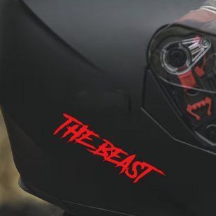 Наклейка The Beast 10х2.5см ST0234/3 фото