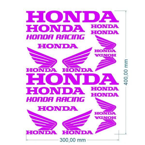 Авто мото наклейка Honda kit Різні кольори ST0014/2 фото