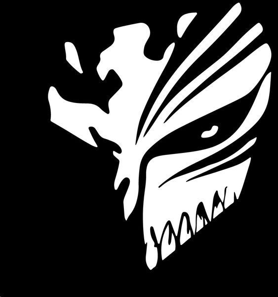 Авто мото наклейка Mask Сріблястий (світловідбивний) KS01410 фото