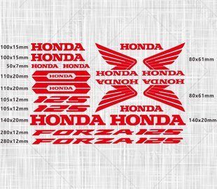 Авто мото наклейка Honda 125 kit Різні кольори ST0094/1 фото