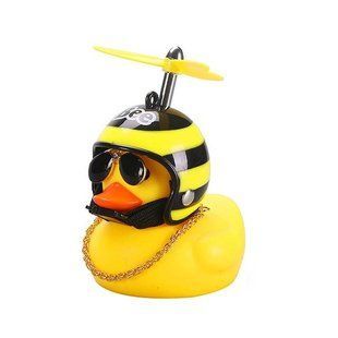 Уточка резиновая для машины/мотоцикла. Мотоаксессуар Bee Duck KS00356 фото