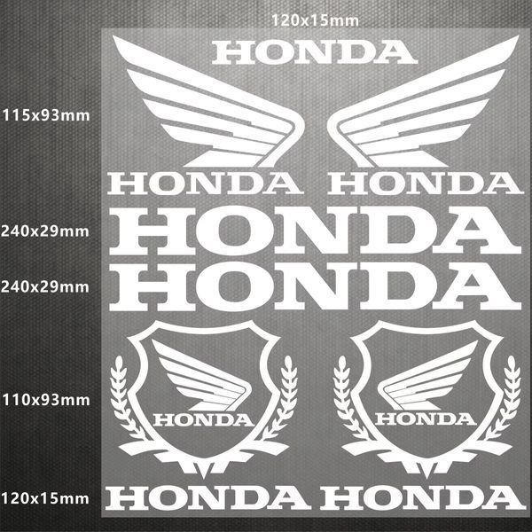 Авто мото наклейка Honda Logo kit Різні кольори ST0098/1 фото
