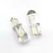 Новейший W5W Led T10 Car Light COB Glass 6000K White Auto Автомобильный номерной знак Лампа с куполом KS00676 фото 1
