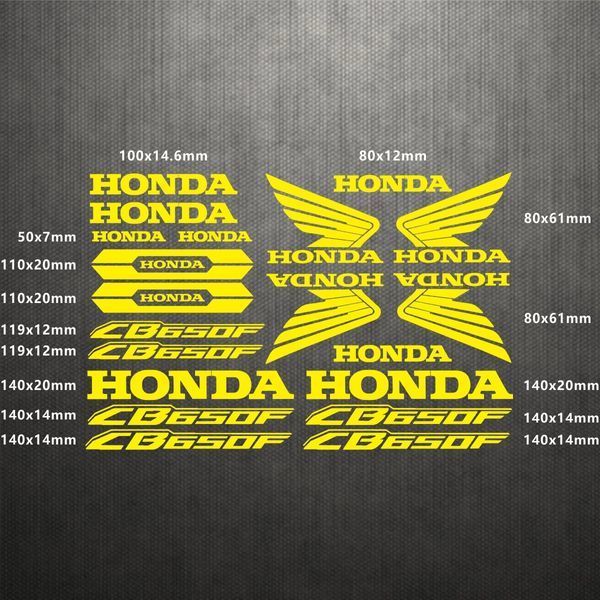 Авто мото наклейка Honda Cb 650f kit Різні кольори ST0100/1 фото